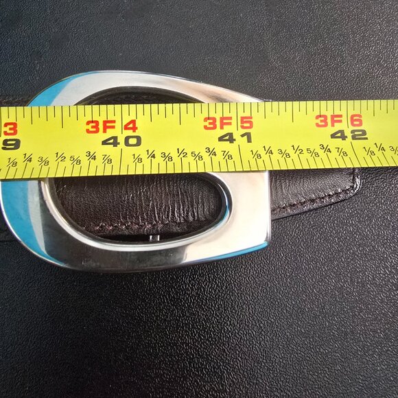 Authentic GUCCI Vintage Reversible Leather Belt - Brown/Black Size: 85/34 - Picture 6 of 7